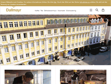 Tablet Screenshot of dallmayr.com